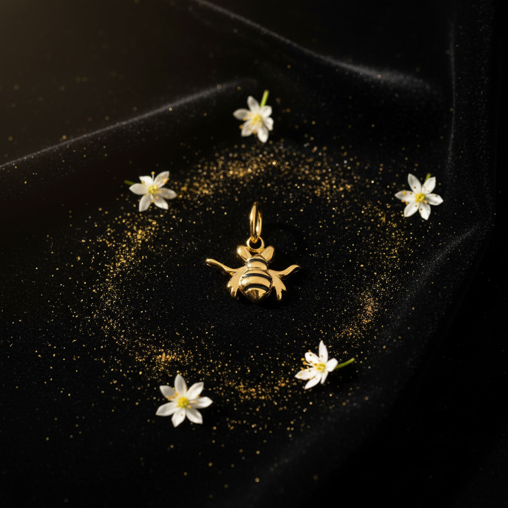 Bee Charm - Dark Velvet