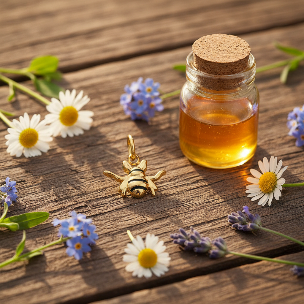 Bee Charm - Honey Jar