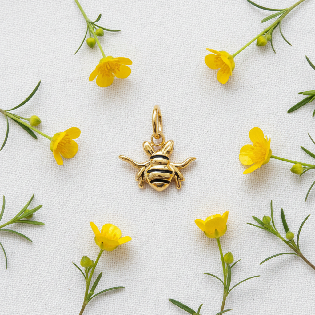 Bee Charm - Wildflowers
