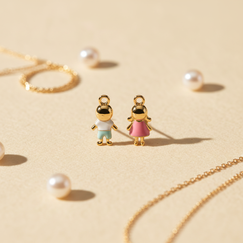 Boy and Girl Charm Together