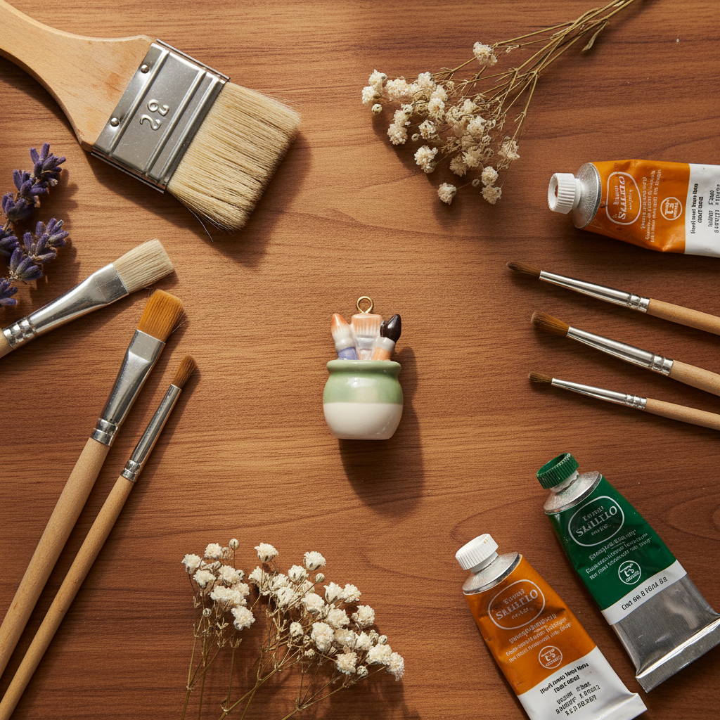 Brush Jar - Artist Desk