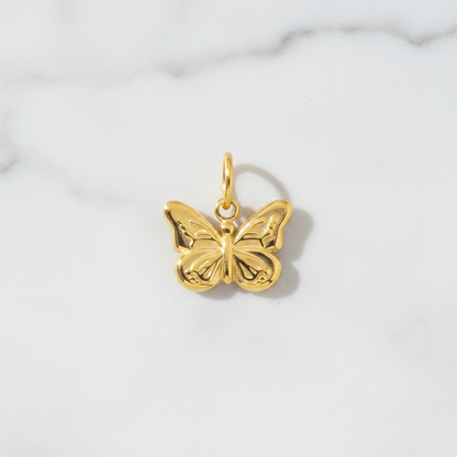 Butterfly Charm - Marble Flat Lay