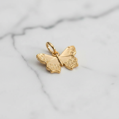 Butterfly Charm - Marble