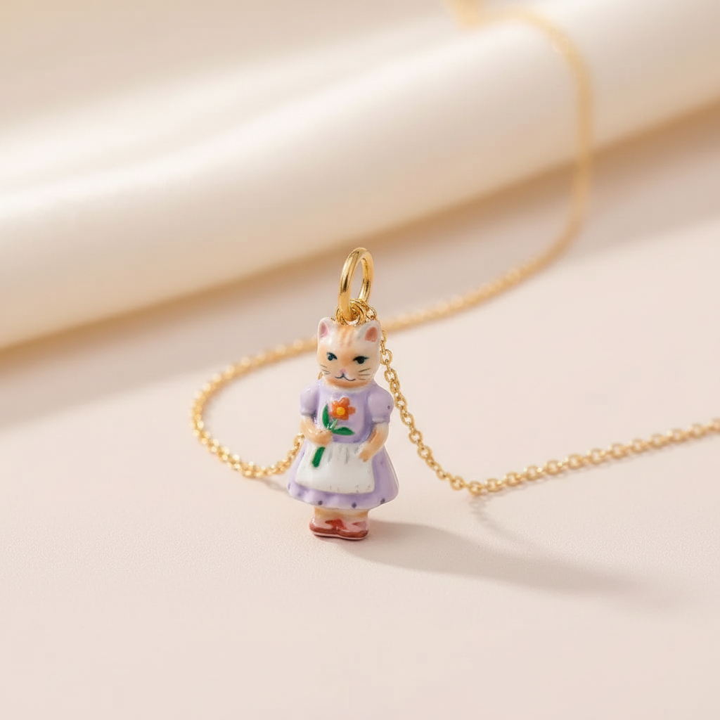 Cat Charm Pendant 4