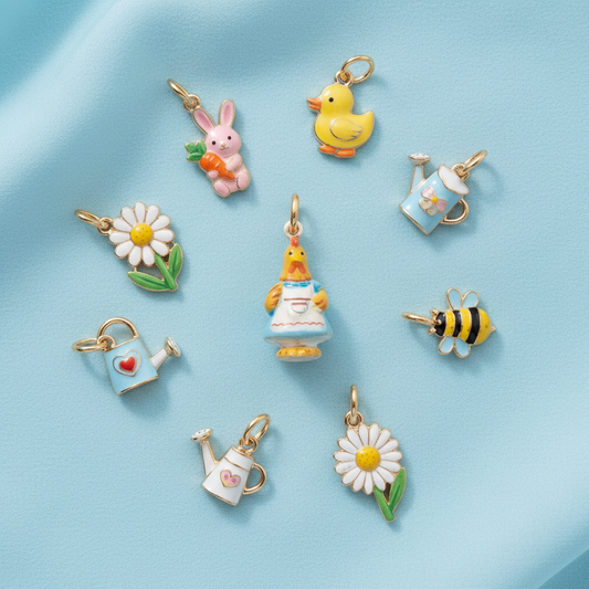Chicken Charm 7 - Sky Blue Group