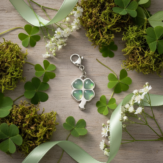 Clover Charm - Botanical Flat Lay