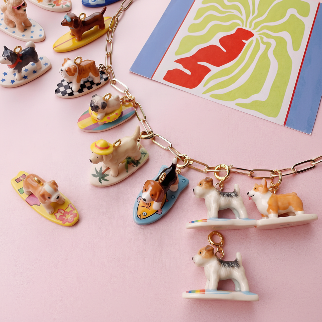 Corgi Charm - Pink Lifestyle