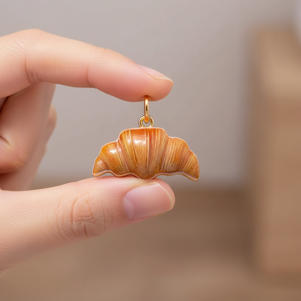 Croissant Charm - Hand