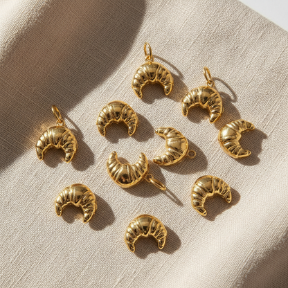 Croissant Charm - Multiple Beige Linen