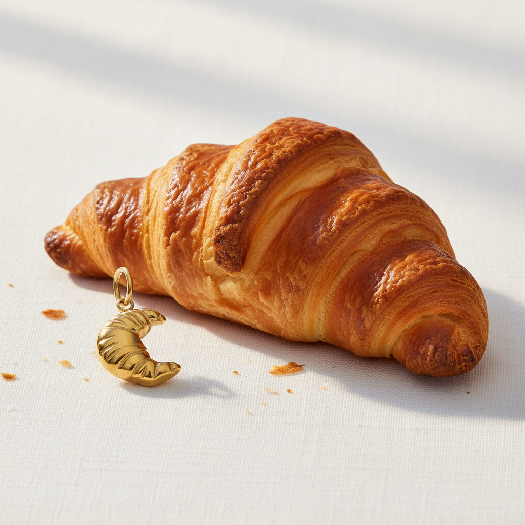 Croissant Charm - Real Croissant