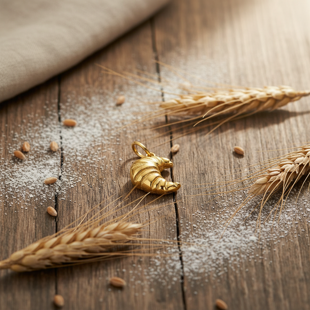 Croissant Charm - Rustic Bakery