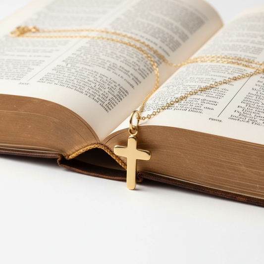 Cross Charm - Bible