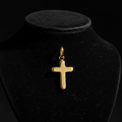 Cross Charm - Dark Velvet