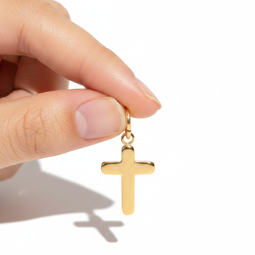 Cross Charm - Hand Hold
