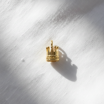 Crown Charm - Linen Flat Lay