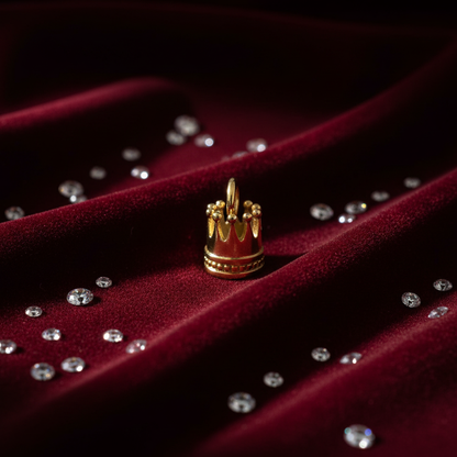 Crown Charm - Red Velvet Royal