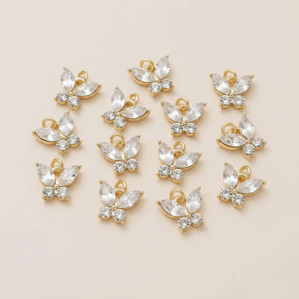 Crystal Butterfly - Group Flat Lay