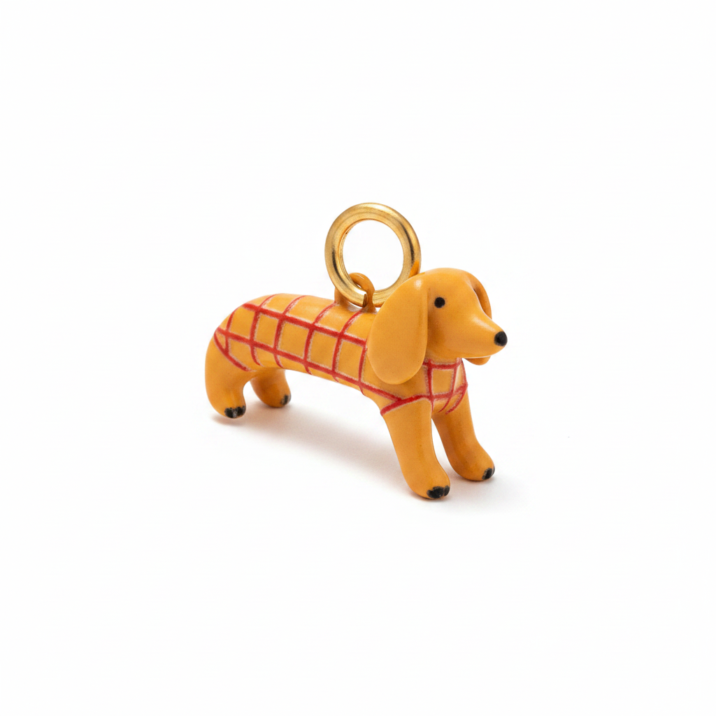 Dachshund Charm 2 - White Background