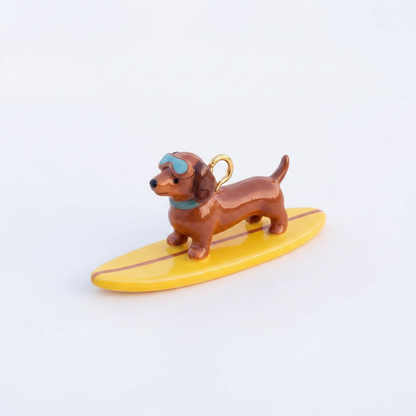 Dachshund Charm - White Background