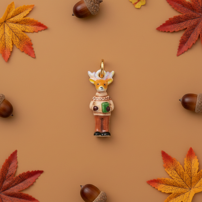 Deer Charm 4 - Autumn Scene