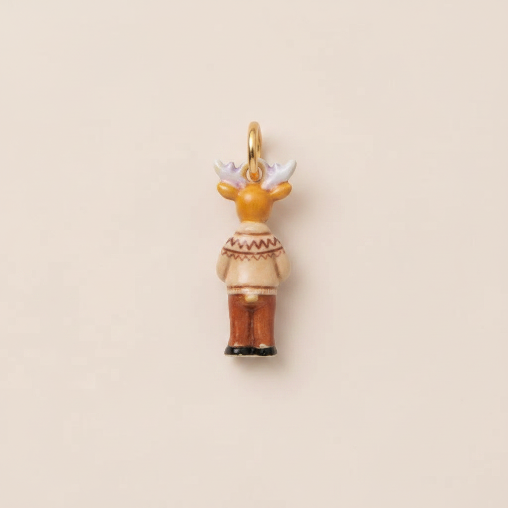 Deer Charm - Back View