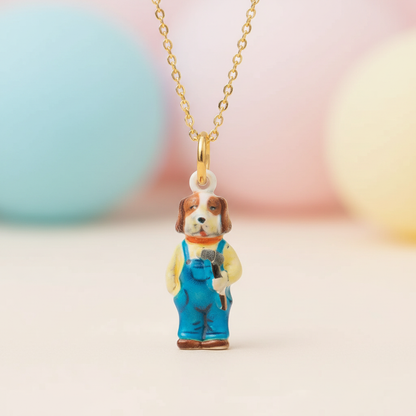 Dog Singer Charm 4