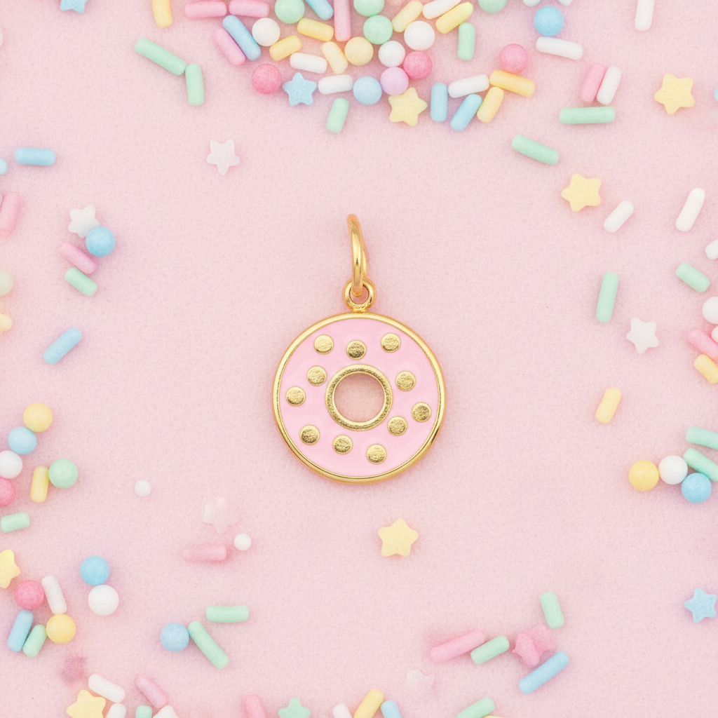 Donut Charm - Pastel Pink