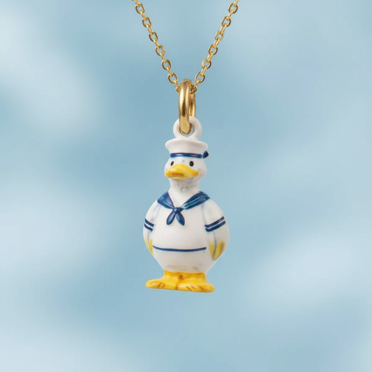 Duck Charm 3 - Gold Chain