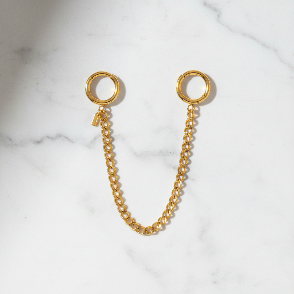Earring on marble