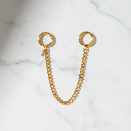 Earring on marble