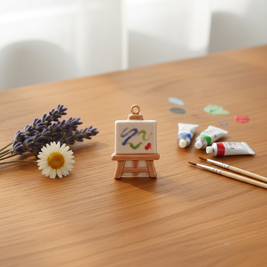 Easel Charm - Artist Desk