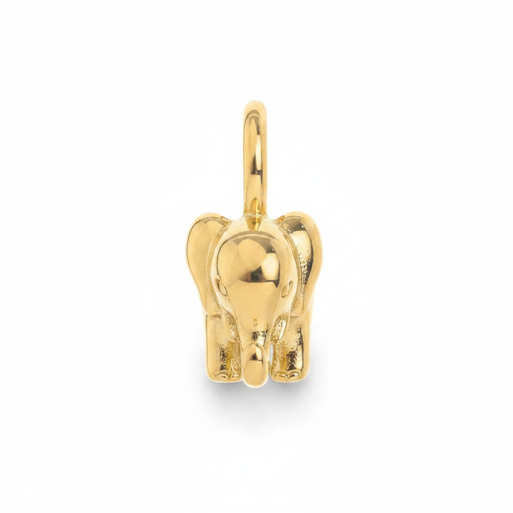 Elephant Charm - Front View