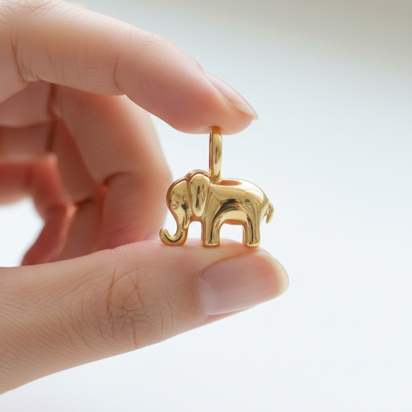 Elephant Charm - Hand Hold