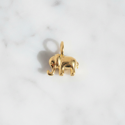 Elephant Charm - Marble Flat Lay