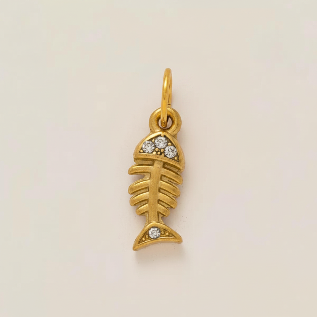 Fishbone Charm 1