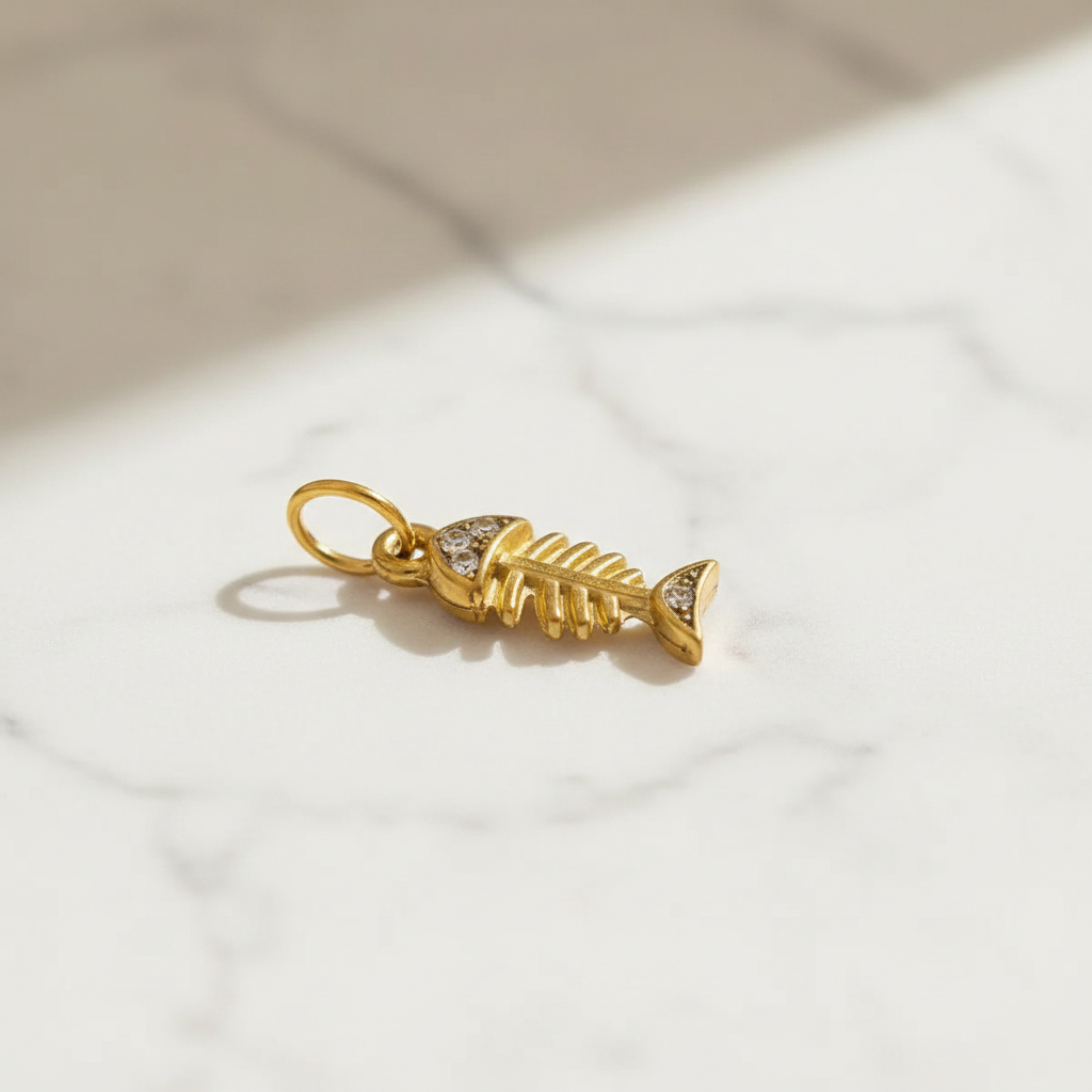 Fishbone Charm 5