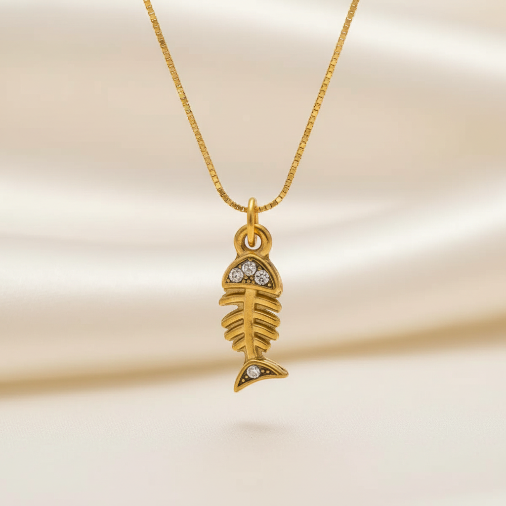 Fishbone Charm 7
