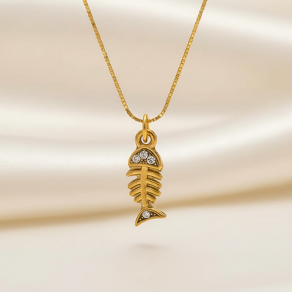 Fishbone Charm 7