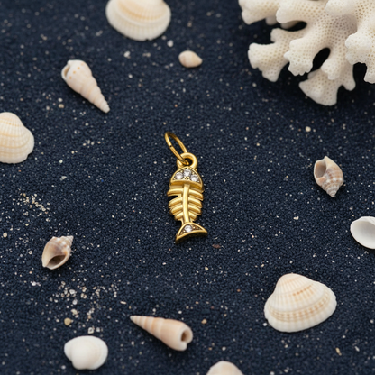 Fishbone Charm 8