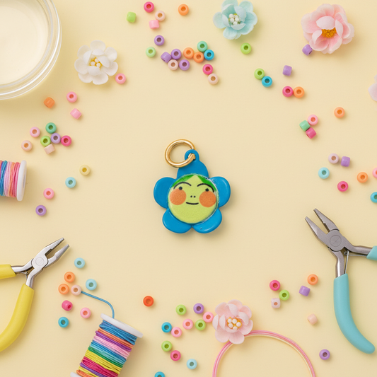Flower Charm - DIY Crafting Scene
