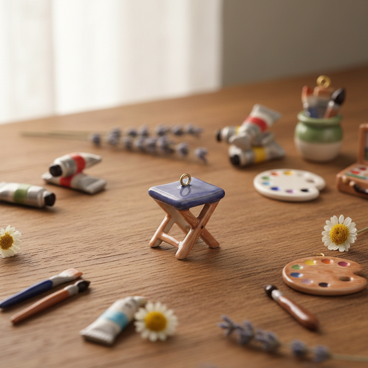 Folding Stool - Artist Desk