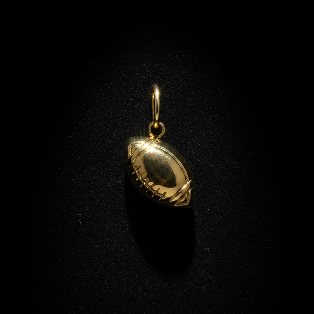 Football Charm - Dark Editorial