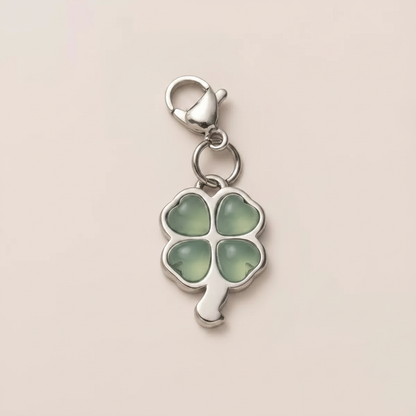Four-Leaf Clover Charm - Angle