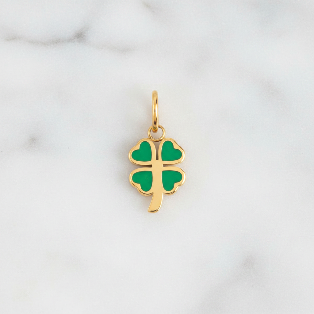 Four Leaf Clover - Marble Flat Lay