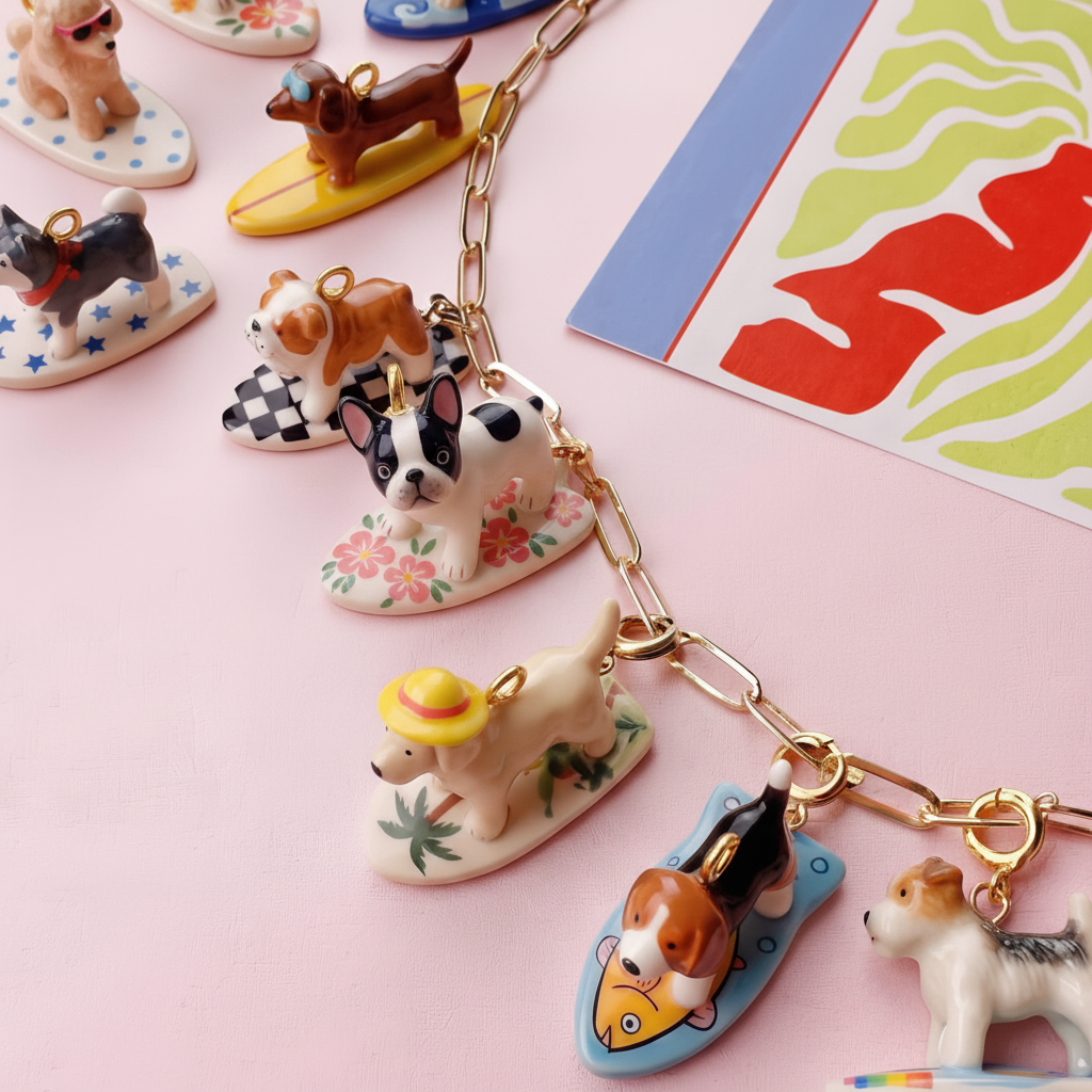 French Bulldog Charm - Pink Lifestyle