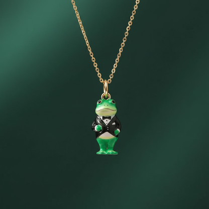 Frog Charm 3 - Gold Chain