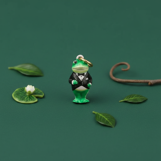 Frog Charm 4 - Forest Scene