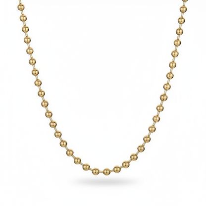 Gold Ball Chain Necklace - Standard