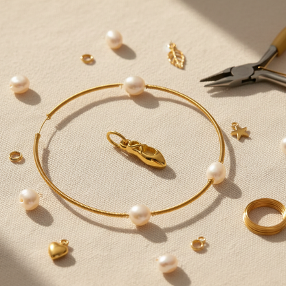 Gold Ballet Shoe DIY Scene
