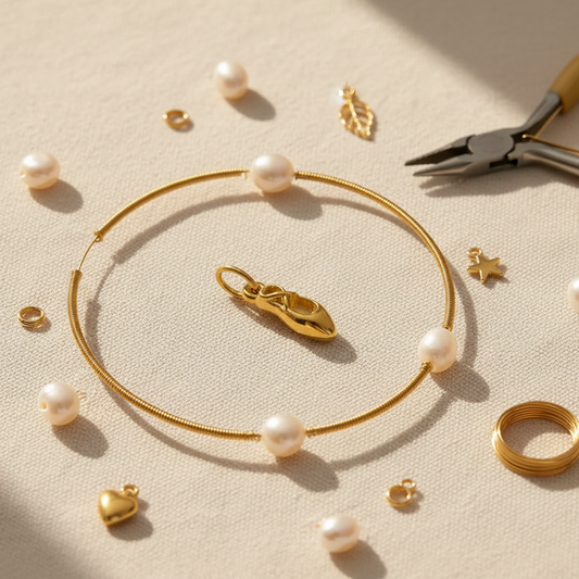 Gold Ballet Shoe DIY Scene